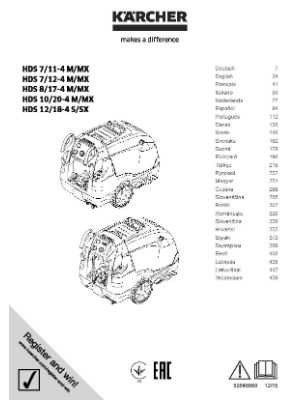 Kärcher Professional 1.071-914.0 HDS 12/18-4 S Nettoyeur haute pression à  eau chaude 400 Volt 180 Bar