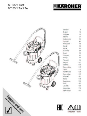 Vhbw 5x sacs compatible avec Kärcher NT 55/1 Tact Adv, 55/1 Tact Te, 55/1 Tact Te M, 561 Eco aspirateur - microfibres non tissées, 75,5cm x 20cm, | Leroy Merlin